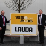 Die LAUDA DR. R. WOBSER GMBH & CO. KG in Lauda-Königshofen wird heute 60 Jahre alt. Das Bild zeigt den Geschäftsführenden Gesellschafter Dr. Gunther Wobser (links) und Geschäftsführer Dr. Marc Stricker. | Foto: LAUDA