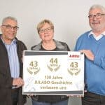 v.l.n.r.: Hans-Peter Flach, Christiane Enders und Hans Faißt verlassen JULABO zum Jahresende in den Ruhestand. | Foto: JULABO