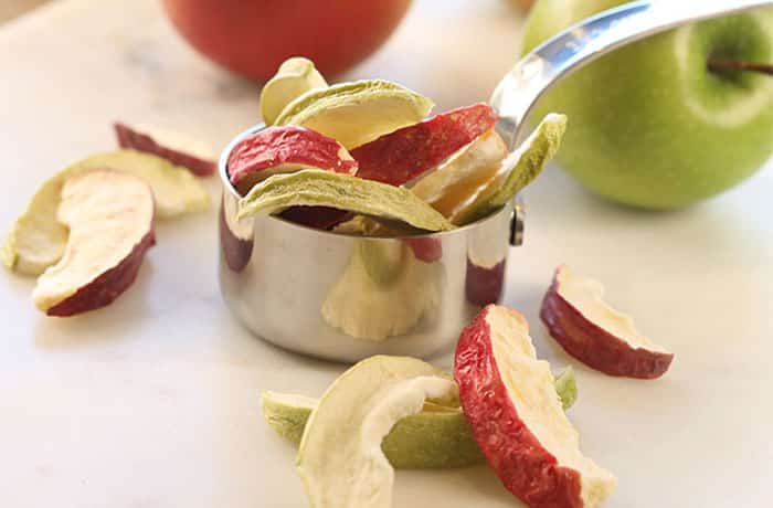 Gefriergetrocknete Äpfel | Foto Schubert & Salzer