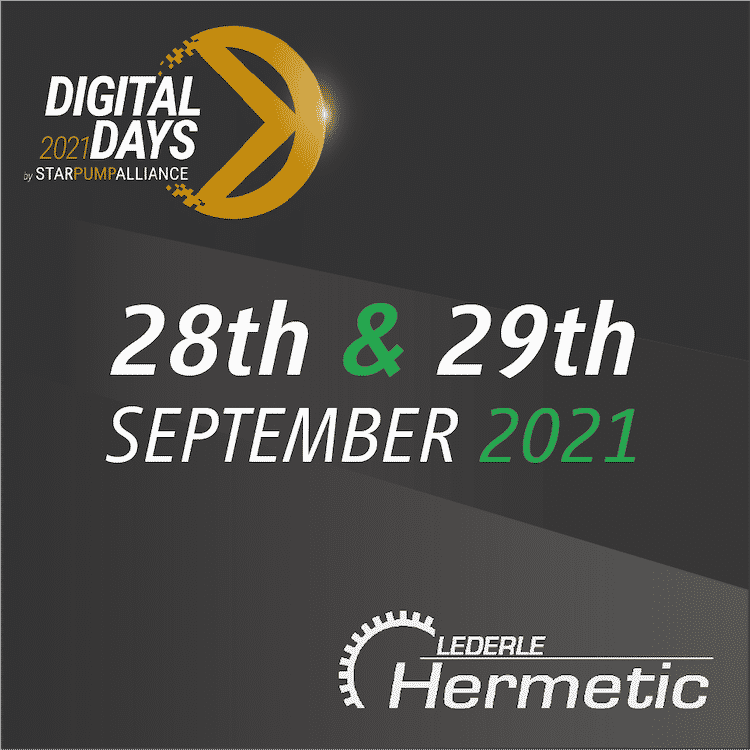 HERMETIC Pumpen GmbH auf den StarPumpAlliance Digital Days 2021 | Grafik: HERMETIC