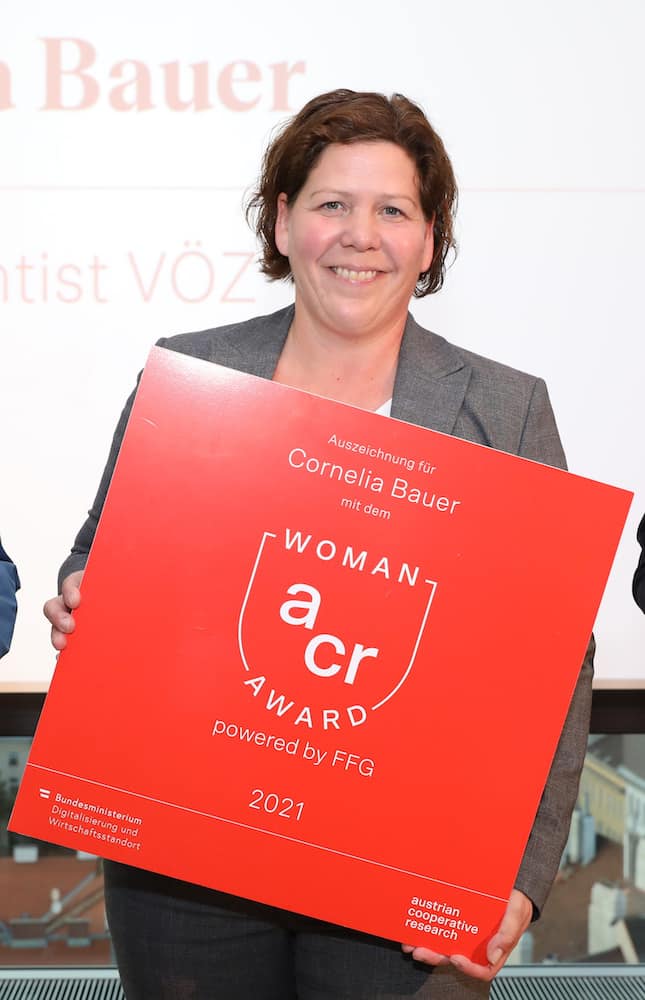 ACR Woman Award für VÖZ-Forscherin Cornelia Bauer | Foto: ACR/APA-Fotoservice/Schedl